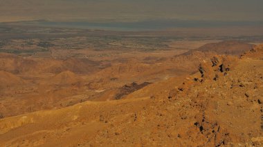 Moab Yaylası, Jordan. Tipik bir Ürdün manzara