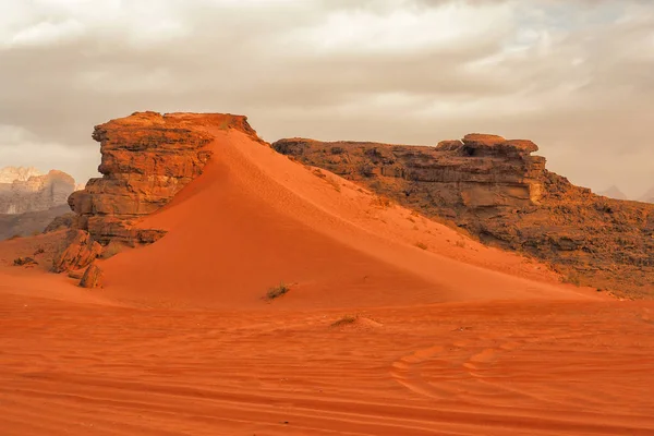 럼입니다 요르단 동의의 장소입니다 사막의 환상적인 — 스톡 사진
