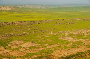 Gürcistan ve Azerbaycan arasındaki sınırda Hills
