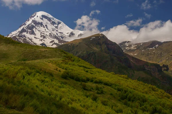 Kazbek Montagnes Caucase Géorgie — Photo