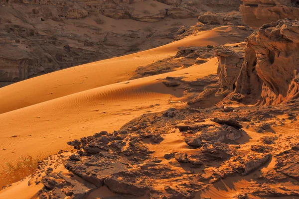 사막의 놀라운 풍경입니다 요르단 — 스톡 사진