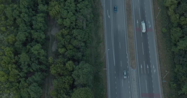 Vue aérienne surplombant la route et la plantation de champs verdoyants à l'extérieur dans la campagne 
