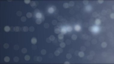 3D animasyon - mavi zemin üzerine hafif parçacıklar