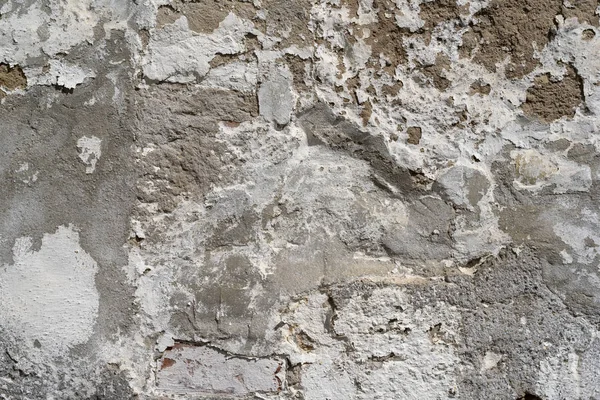 Kırık beyaz boya dokusu ile eski duvar