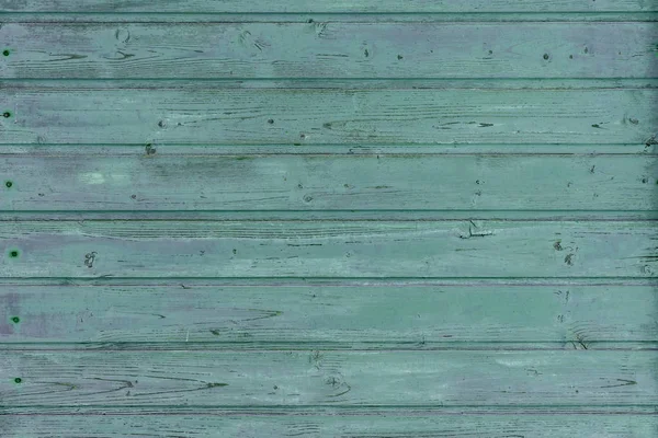 Turquoise Wooden Boards Wall — Stock Photo, Image