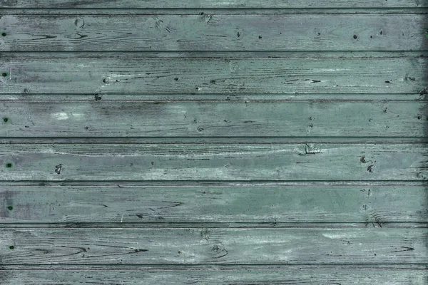 Textura Parede Placas Madeira Turquesa Envelhecida — Fotografia de Stock