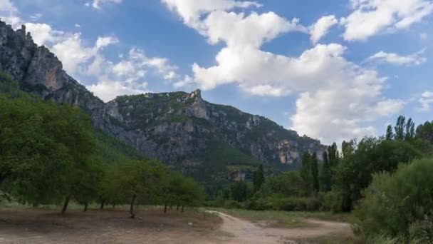 Paesaggio Montano Timelapse Vicino Toba Nel Parco Naturale Cazorla Segura — Video Stock