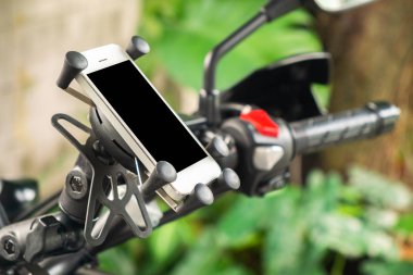 Yüksek kaliteli Gps Navigator veya Smartphone motosiklet yarış için tutucu.