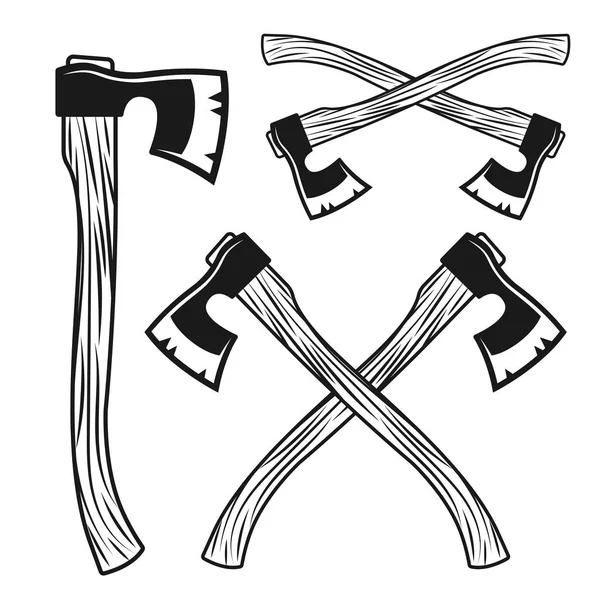 Eksenleri vektör nesneleri veya vintage tarzı elemanları