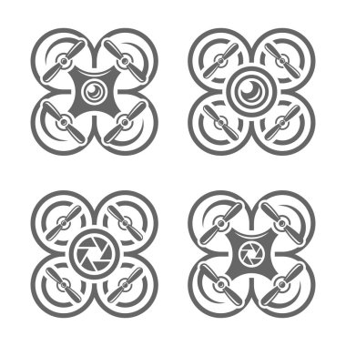 Erkek arı veya quadrocopters ile fotoğraf kamera kutsal kişilerin resmi