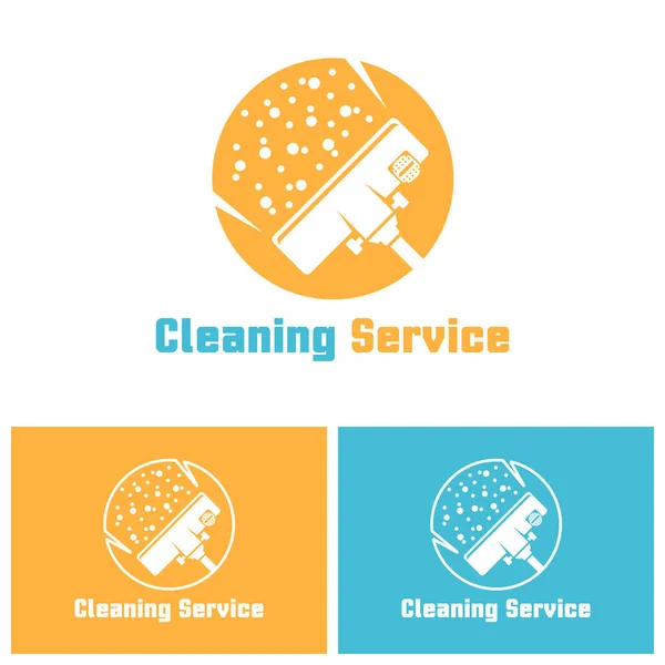 Cleaning service isolated vector logo template — Stock Vector