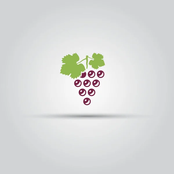 Ícone colorido vetorial isolado de uva —  Vetores de Stock