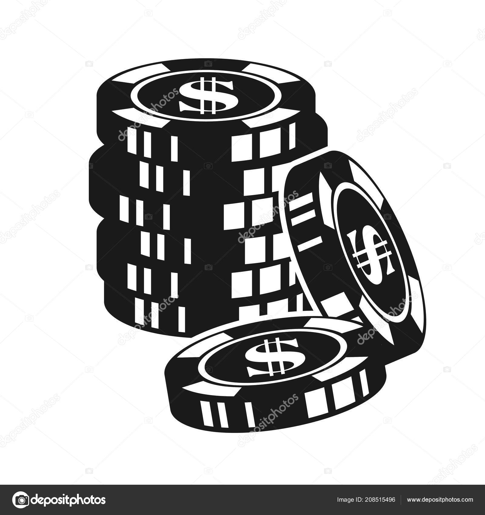 Jogar Cartão De Poker Chip Black Silhouette Cone. Roleta De Cassino Em  Vegas Glyph Pictograma. Jogar Jogo De Cartas Símbolo Plano. Sorte Jogo  Blackjack Bridge Poker Sign. Ilustração Vetorial Isolada Royalty Free