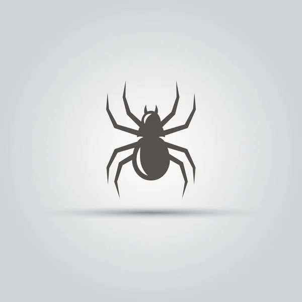 Spider isolated vector icon — Stock Vector