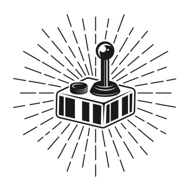 Işın vektörlü retro konsol için joystick