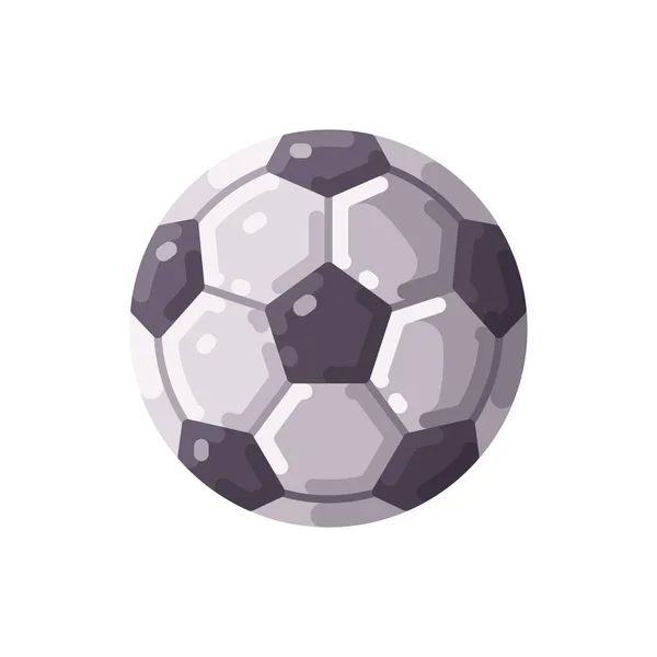 Ícone Futebol Campeonato Futebol Ilustração Plana — Vetor de Stock