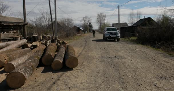 Можливо 2018 Красний Приморського Краю Віддаленому Селі Малого Корінних Народів — стокове відео