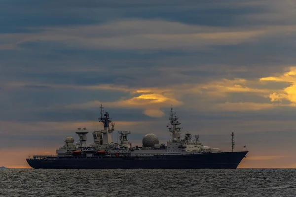 September 2018 Vladivostok Primorsky Krai Marshal Krylov Ship Measuring Complex — Stock Photo, Image