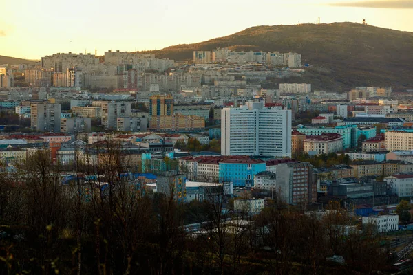 Octobre 2018 Mourmansk Russie Mourmansk Est Grande Ville Monde Située — Photo