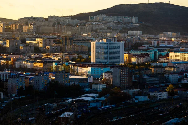 Octobre 2018 Mourmansk Russie Mourmansk Est Grande Ville Monde Située — Photo