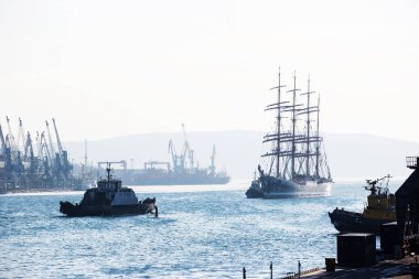 Ocak, 2018 - Vladivostok bağlantı noktası dört direkli barque 