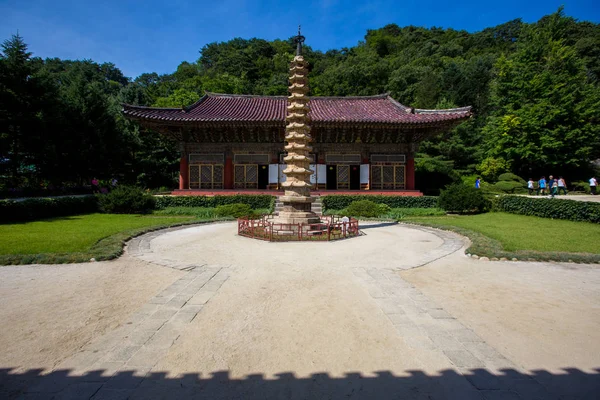 Βουδιστικό Μοναστήρι Bohen Στη Βόρεια Κορέα Bohyon Μονή Χτίστηκε 1042 — Φωτογραφία Αρχείου