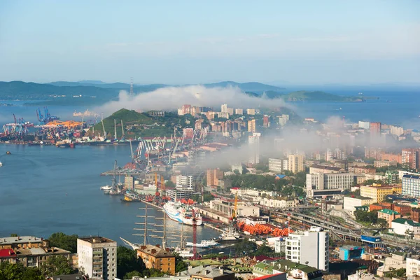 2013 Julio Vladivostok Rusia Parte Central Vladivostok Tomada Desde Una — Foto de Stock