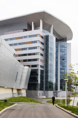 Ağustos, 2013 - Vladivostok, Rusya Federasyonu - Uzak Doğu Federal Üniversitesi Rus Adası üzerinde