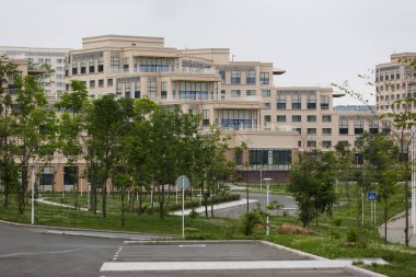 Ağustos, 2013 - Vladivostok, Rusya Federasyonu - Uzak Doğu Federal Üniversitesi Rus Adası üzerinde