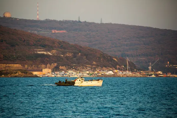 2013 Vladivostok Facciata Sul Mare Nella Capitale Dell Estremo Oriente — Foto Stock