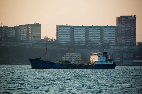 2013 Vladivostok Fachada Mar Capital Del Lejano Oriente Ciudad Vladivostok — Foto de Stock