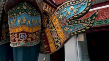 Bangkok, Tayland - İlkbahar 2019 - Wat Phra Kaew, Bangkok, Tayland