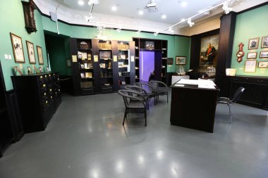 Vladimir Klavdievich Arsenyev Vladivostok adını Devlet Müzik Müzesi'nin sergi. Arsenyev Müzesi Salonları