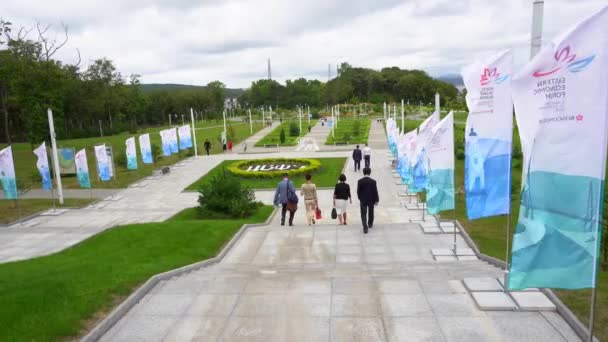 Eylül 2018 Vladivostok Rusya Vladivostok Taki Rus Adası Nda Doğu — Stok video