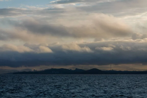 Coastline Vladivostok Sea Vladivostok Inclement Weather Sea Facade Vladivostok — Stock Photo, Image