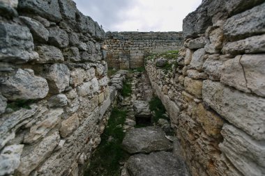 Mart 2014 - SEVASTOPOL Sivastopol kentindeki Kherson mezarlığının tarihi kalıntıları