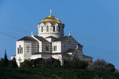 Mart 2014 - SEVASTOPOL Sivastopol kentindeki Kherson mezarlığının tarihi kalıntıları