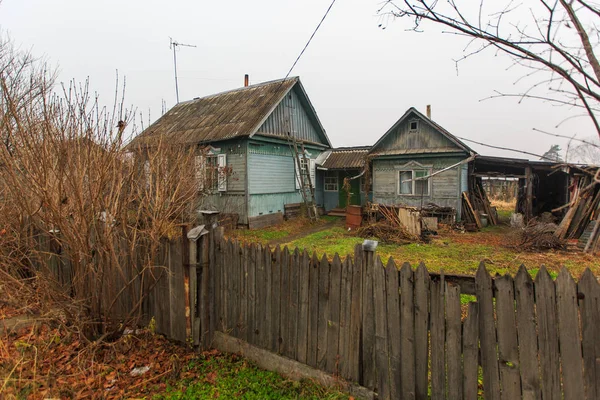 소박한 주택입니다 전통적인 러시아 — 스톡 사진