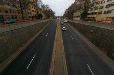 2016 Baharı - Washington DC, ABD - Washington DC 'de Bomboş Otoyol