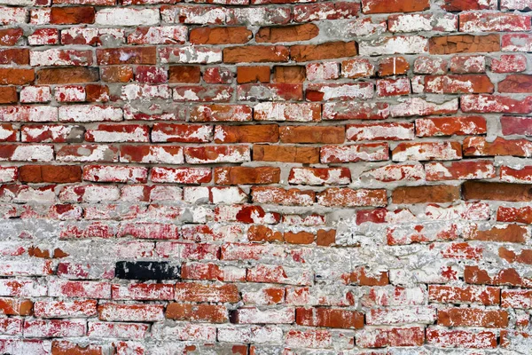 Background texturered brick masonry. Laid the wall close up for inscriptions or advertisements.