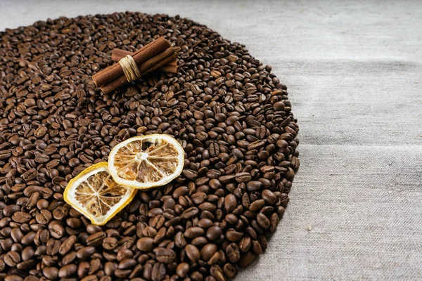 Roasted coffee beans, can be used as a background. Coffee beans texture