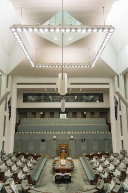Canberra, Nisan 2018 - Temsilciler Meclisi Meclis House, Canberra, Act, Avustralya
