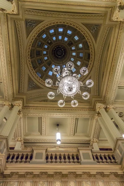 Cúpula Techo Biblioteca Parliament House Melbourne Australia — Foto de Stock