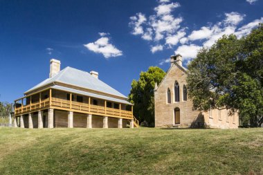 St Bernards Katolik Kilisesi ve papaz, harita, Yeni Güney Galler, Avustralya