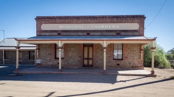 Cámaras Municipales Históricas Silverton Cerca Broken Hill Outback Nueva Gales — Foto de Stock