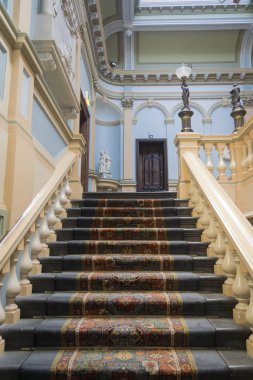 Ballarat, Avustralya şehir salonunda süslü merdiven