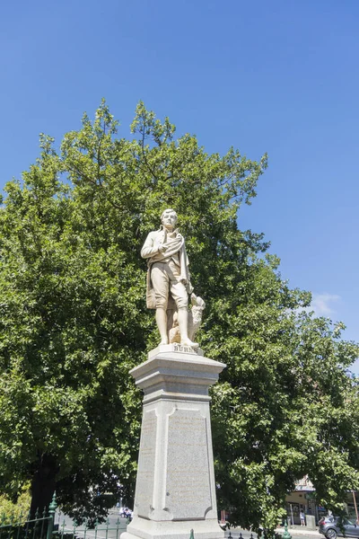 Statue Robert Burns Dans Ville Ballarat Victoria Australie — Photo