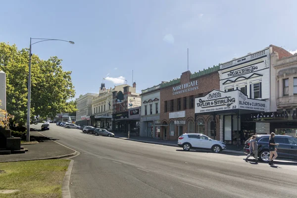 Blick Auf Die Sturt Street Der Stadt Ballarat Victoria Australien — Stockfoto