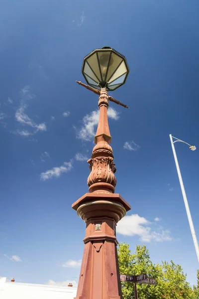 Lâmpada Rua Cidade Ballarat Victoria Austrália — Fotografia de Stock