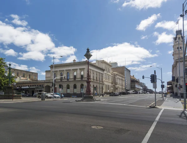 Widok Lydiard Street Sturt Street Ballarat Victoria Australia — Zdjęcie stockowe